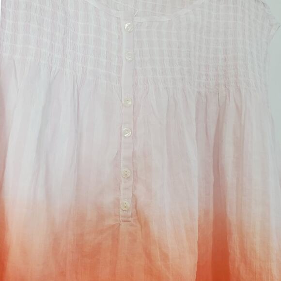 Free People | Little Bit of Something Ombre Crop Oversized Babydoll Top - Picture 4 of 5